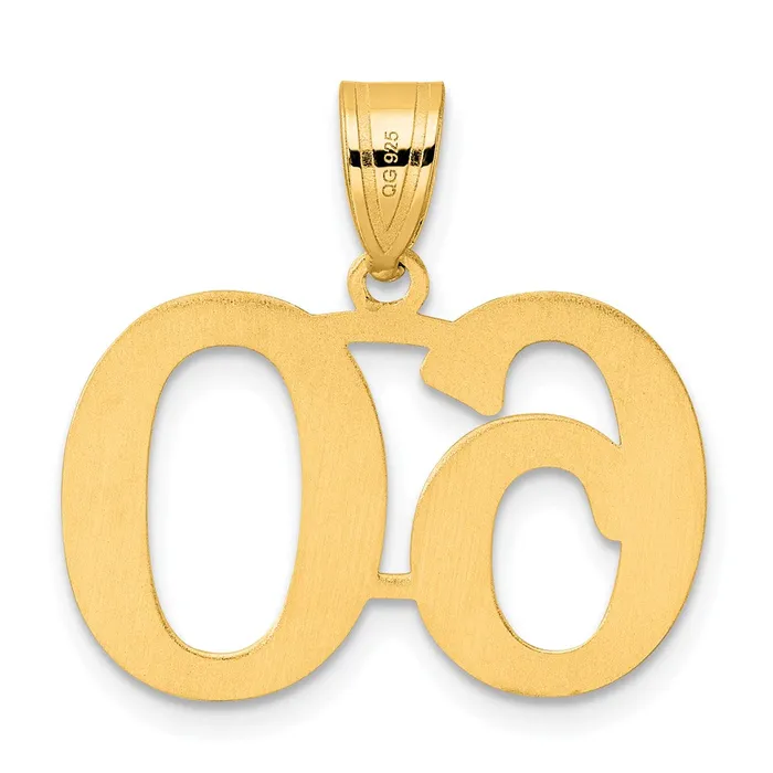PreStyled Sets Goldia 14k Yellow Gold Polished Number 60 Pendant