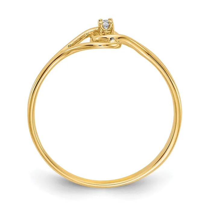 Rings 14K Yellow Gold A Real Diamond ring Goldiacom