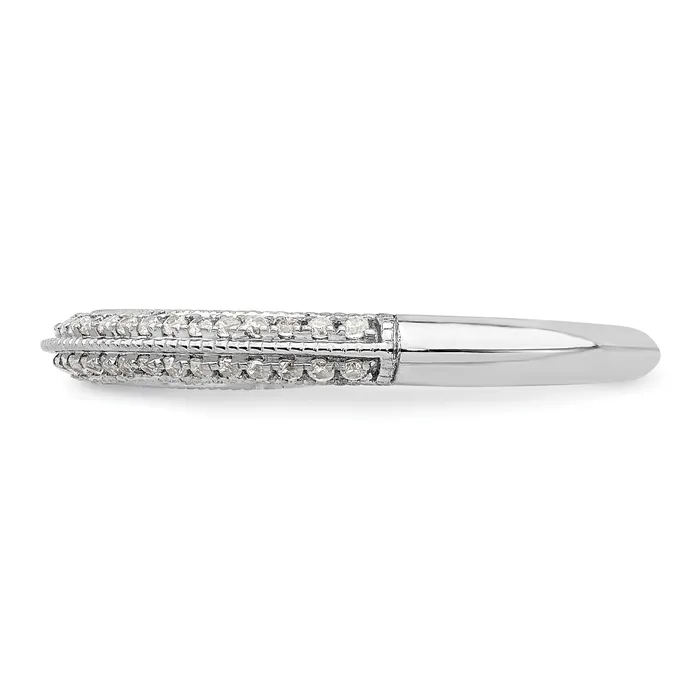 Rings Goldia 020ct CZ Solid Real 14K White Gold Complete Wedding Wedding Band Ring