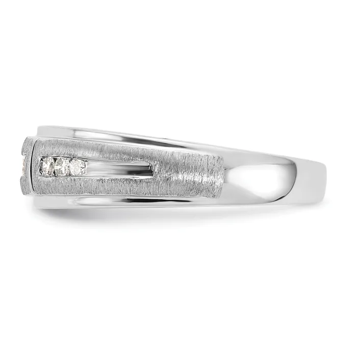 Rings Goldia 10k White Gold 15 Ct Lab Grown Diamond VSSI G Mens Ring
