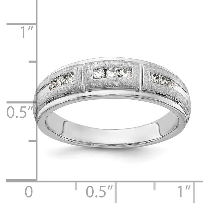Rings Goldia 10k White Gold 15 Ct Lab Grown Diamond VSSI G Mens Ring