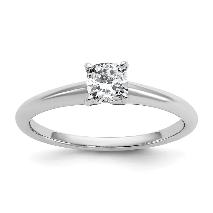 Rings Goldia 14k White Gold 12 Ct Certified Lab Grown Diamond VSSI G Cushion Solitare Engagement Ring Rings Goldia 14k White Gold 12 Ct Certified Lab Grown Diamond VSSI G Cushion Solitare Engagement Ring