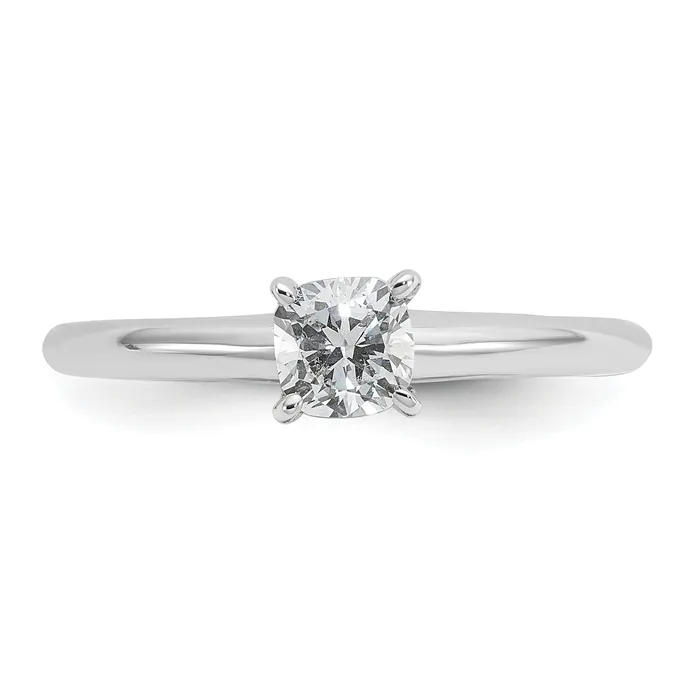 Rings Goldia 14k White Gold 12 Ct Certified Lab Grown Diamond VSSI G Cushion Solitare Engagement Ring
