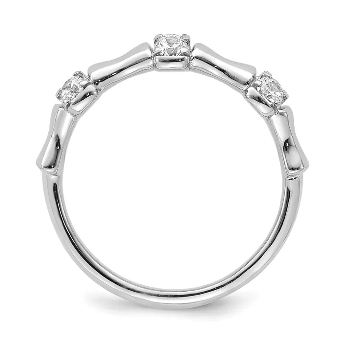 Rings Goldia 14K White Gold Lab Grown Diamond VSSI G Fancy Ring