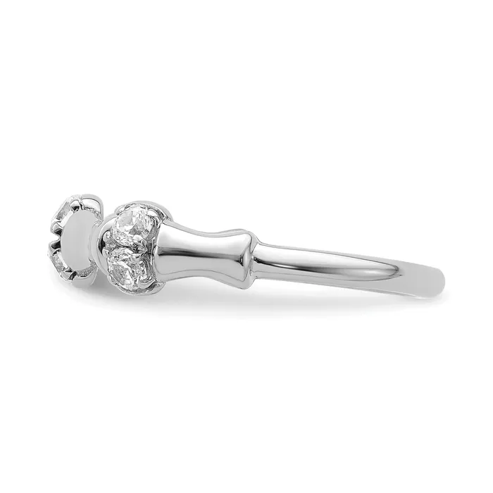 Rings Goldia 14K White Gold Lab Grown Diamond VSSI G Fancy Ring