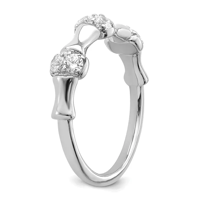 Rings Goldia 14K White Gold Lab Grown Diamond VSSI G Fancy Ring