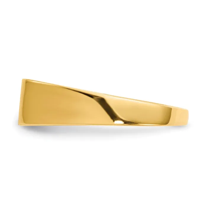 Rings Goldia 14K Yellow Gold 55x120mm Open Back Signet Ring