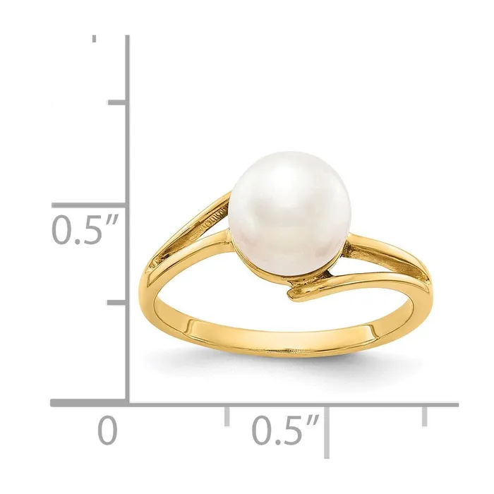 Rings Goldia 14k Yellow Gold 75mm FW Cultured Pearl ring