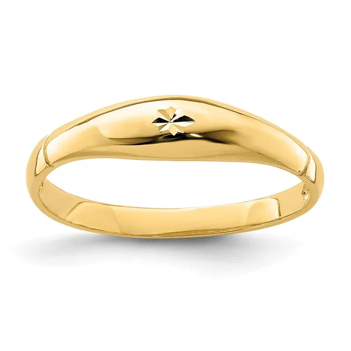 Rings Goldia 14K Yellow Gold DC Band Ring