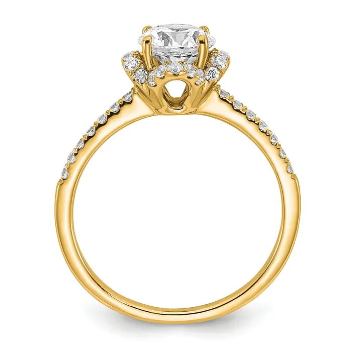 Rings Goldia 14k Yellow Gold Lab Grown Diamond VSSI G Round Engagement Ring