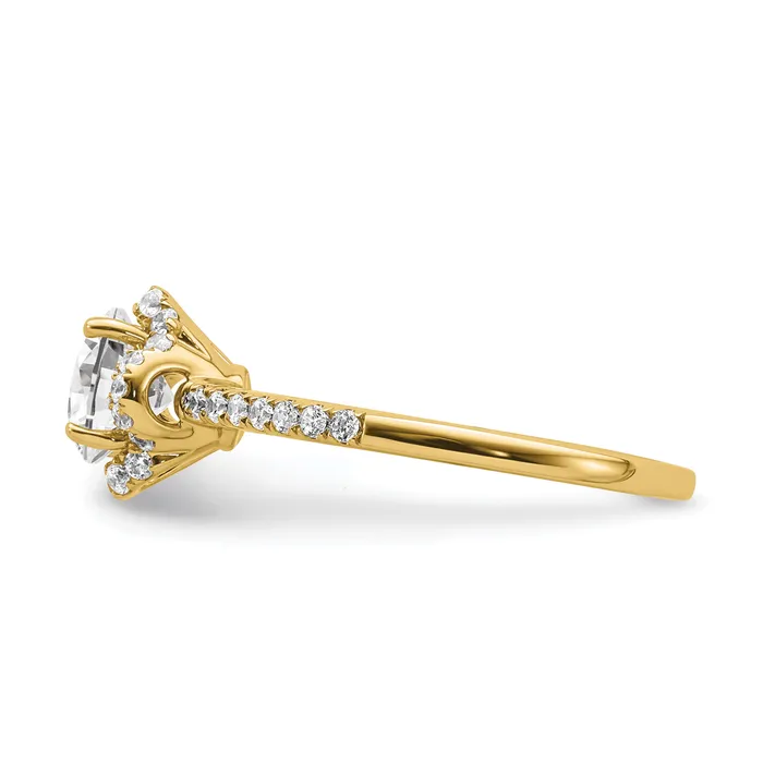Rings Goldia 14k Yellow Gold Lab Grown Diamond VSSI G Round Engagement Ring
