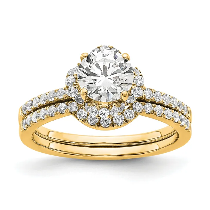 Rings Goldia 14k Yellow Gold Lab Grown Diamond VSSI G Round Engagement Ring