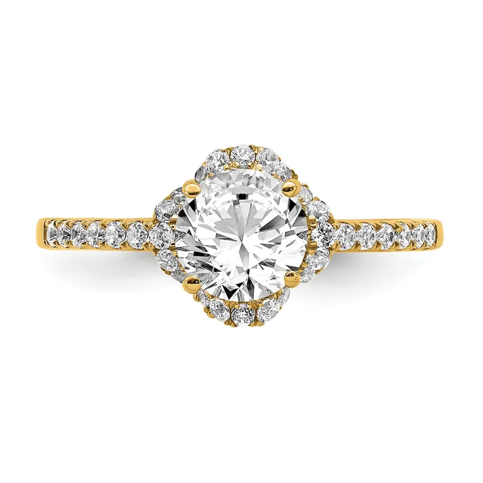 Rings Goldia 14k Yellow Gold Lab Grown Diamond VSSI G Round Engagement Ring