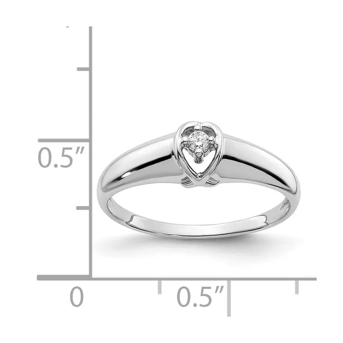 Rings Goldiacom 14k White Gold AA Real Diamond ring