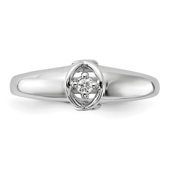 Rings Goldiacom 14k White Gold AA Real Diamond ring