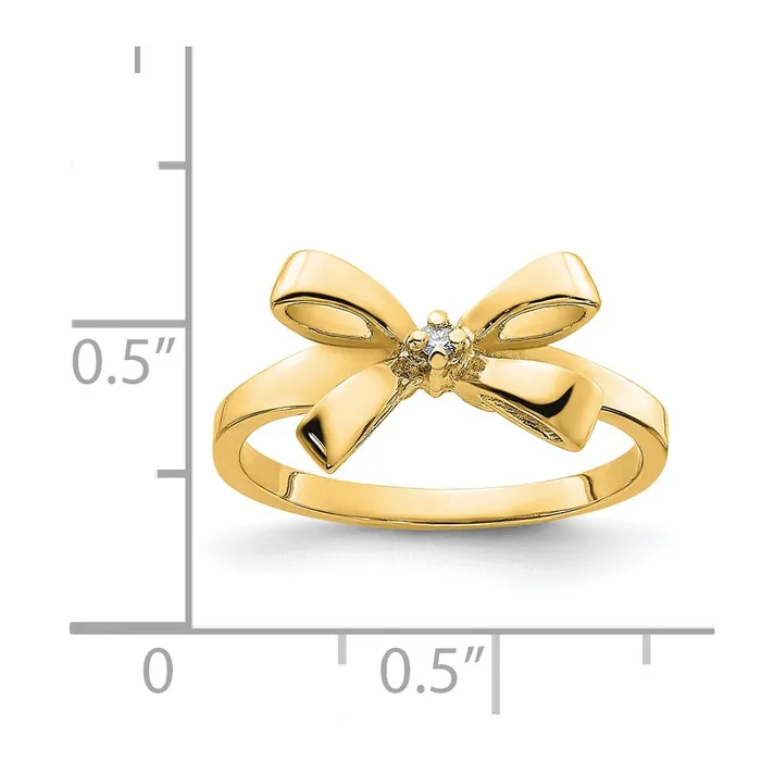 Rings Goldiacom 14K Yellow Gold A Real Diamond ring