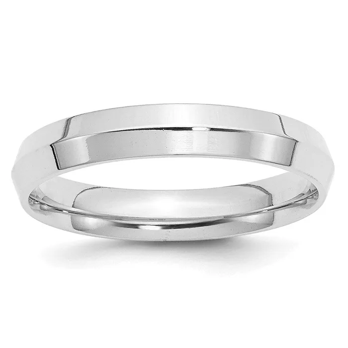 Rings Goldia Solid 10K White Gold 4mm Knife Edge Comfort Fit MensWomens Wedding Band Ring Size 135 Rings Goldia Solid 10K White Gold 4mm Knife Edge Comfort Fit MensWomens Wedding Band Ring Size 135