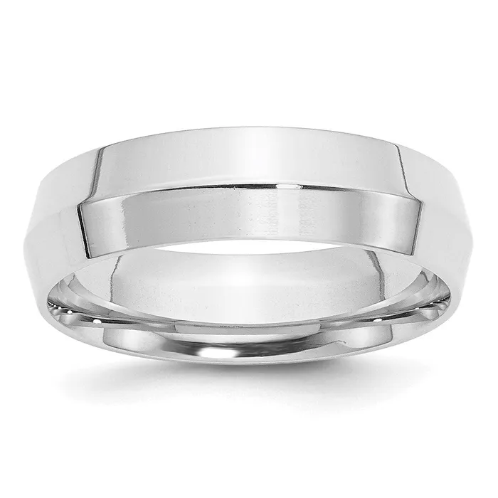Rings Goldia Solid 10K White Gold 6mm Knife Edge Comfort Fit MensWomens Wedding Band Ring Size 105 Rings Goldia Solid 10K White Gold 6mm Knife Edge Comfort Fit MensWomens Wedding Band Ring Size 105
