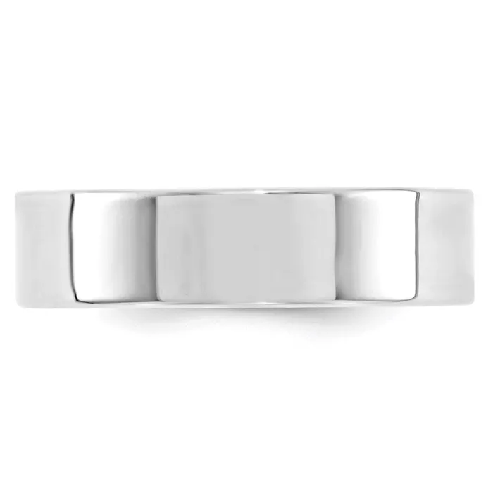Rings Goldia Solid 10K White Gold 6mm Standard Flat Comfort Fit MensWomens Wedding Band Ring Size 8 Rings Goldia Solid 10K White Gold 6mm Standard Flat Comfort Fit MensWomens Wedding Band Ring Size 8