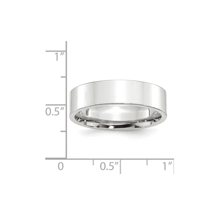 Rings Goldia Solid 10K White Gold 6mm Standard Flat Comfort Fit MensWomens Wedding Band Ring Size 8 Rings Goldia Solid 10K White Gold 6mm Standard Flat Comfort Fit MensWomens Wedding Band Ring Size 8
