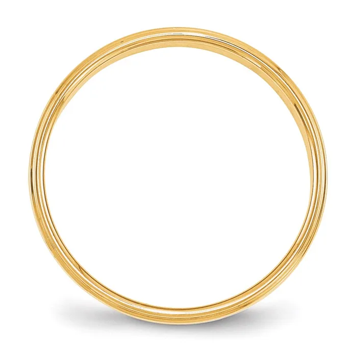 Rings Goldia Solid 10K Yellow Gold 4mm Flat with Step Edge MensWomens Wedding Band Ring Size 8 Rings Goldia Solid 10K Yellow Gold 4mm Flat with Step Edge MensWomens Wedding Band Ring Size 8