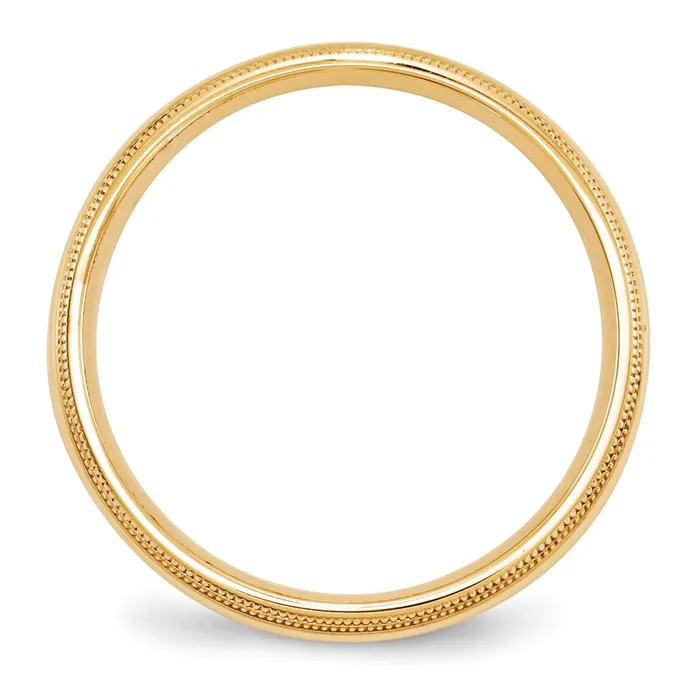 Rings Goldia Solid 10K Yellow Gold 5mm Double Milgrain Comfort Fit MensWomens Wedding Band Ring Size 65 Rings Goldia Solid 10K Yellow Gold 5mm Double Milgrain Comfort Fit MensWomens Wedding Band Ring Size 65
