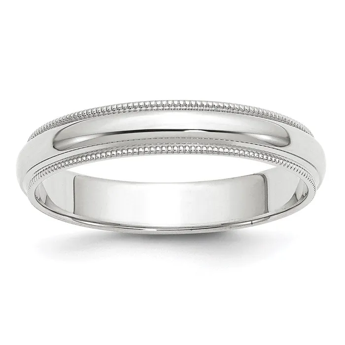 Rings Goldia Solid 10K Yellow Gold White Gold 4mm Milgrain MensWomens Wedding Band Ring Size 8 Rings Goldia Solid 10K Yellow Gold White Gold 4mm Milgrain MensWomens Wedding Band Ring Size 8
