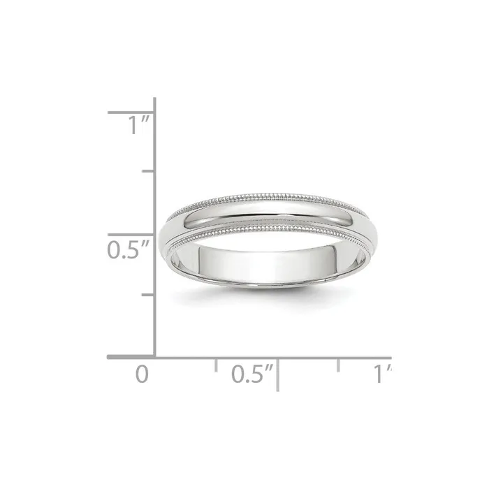 Rings Goldia Solid 10K Yellow Gold White Gold 4mm Milgrain MensWomens Wedding Band Ring Size 8 Rings Goldia Solid 10K Yellow Gold White Gold 4mm Milgrain MensWomens Wedding Band Ring Size 8