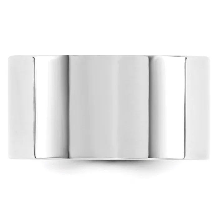 Rings Goldia Solid 14K White Gold 12mm Standard Flat Comfort Fit MensWomens Wedding Band Ring Size 135 Rings Goldia Solid 14K White Gold 12mm Standard Flat Comfort Fit MensWomens Wedding Band Ring Size 135