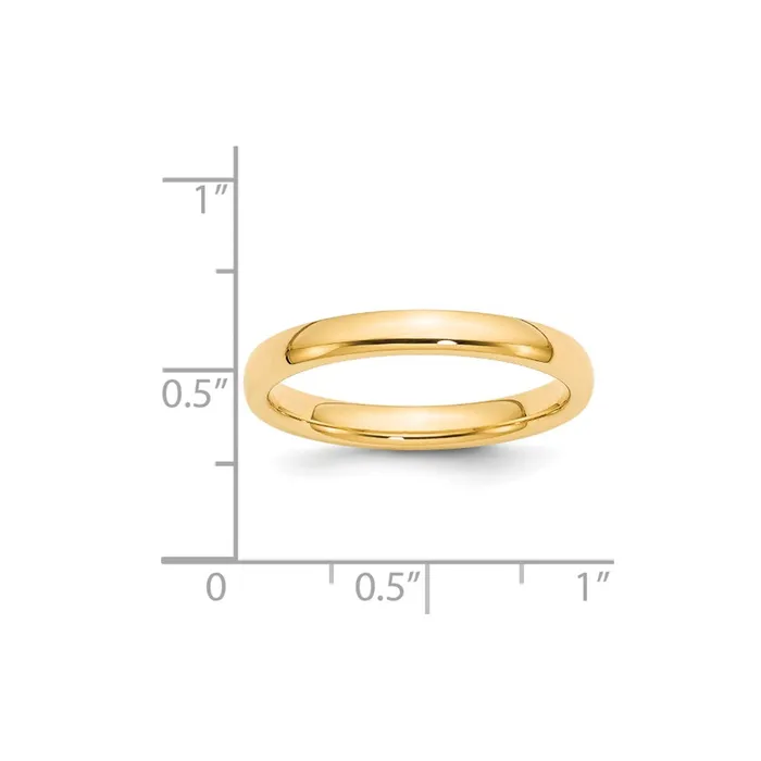 Rings Goldia Solid 14K Yellow Gold 3mm Comfort Fit MensWomens Wedding Band Ring Size 105 Rings Goldia Solid 14K Yellow Gold 3mm Comfort Fit MensWomens Wedding Band Ring Size 105