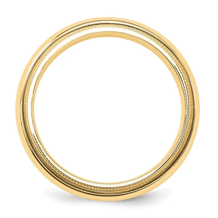 Rings Goldia Solid 14K Yellow Gold 5mm Milgrain Comfort Wedding MensWomens Wedding Band Ring Size 45 Rings Goldia Solid 14K Yellow Gold 5mm Milgrain Comfort Wedding MensWomens Wedding Band Ring Size 45