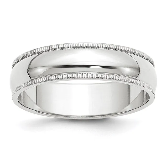 Rings Goldia Solid 14K Yellow Gold White Gold 6mm Milgrain MensWomens Wedding Band Ring Size 115 Rings Goldia Solid 14K Yellow Gold White Gold 6mm Milgrain MensWomens Wedding Band Ring Size 115