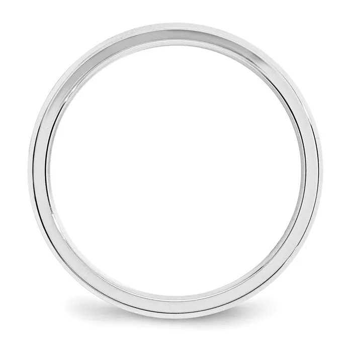 Rings Goldia Solid 18K White Gold 3mm Bevel Edge Comfort Fit MensWomens Wedding Band Ring Size 8 Rings Goldia Solid 18K White Gold 3mm Bevel Edge Comfort Fit MensWomens Wedding Band Ring Size 8