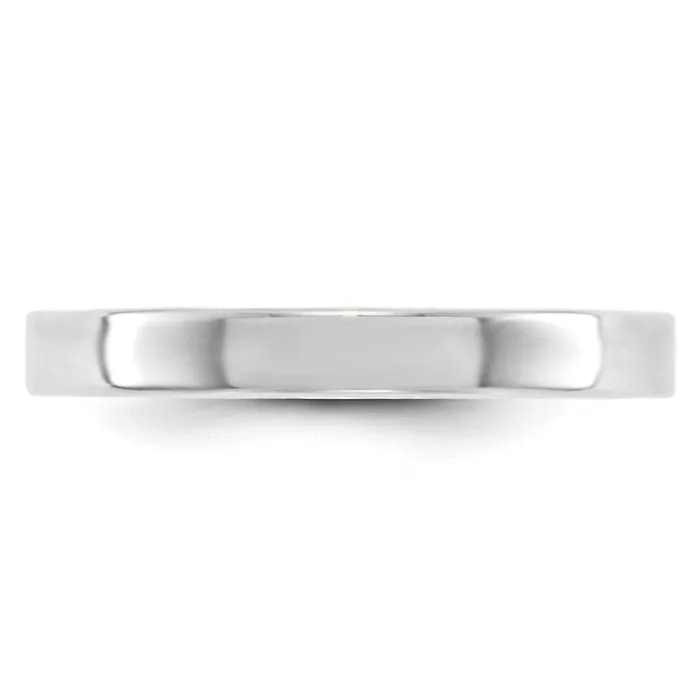 Rings Goldia Solid 18K White Gold 3mm Light Weight Flat MensWomens Wedding Band Ring Size 135 Rings Goldia Solid 18K White Gold 3mm Light Weight Flat MensWomens Wedding Band Ring Size 135
