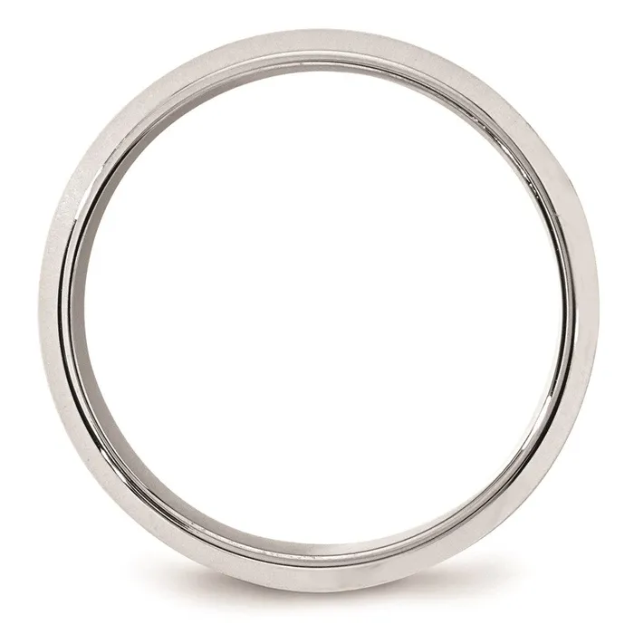 Rings Goldia Solid 18K White Gold 8mm Bevel Edge Comfort Fit MensWomens Wedding Band Ring Size 125 Rings Goldia Solid 18K White Gold 8mm Bevel Edge Comfort Fit MensWomens Wedding Band Ring Size 125