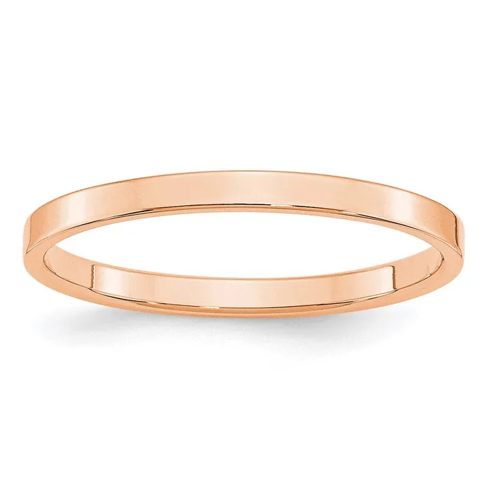 Rings Goldia Solid 18K Yellow Gold Rose Gold 2mm Light Weight Flat MensWomens Wedding Band Ring Size 8 Rings Goldia Solid 18K Yellow Gold Rose Gold 2mm Light Weight Flat MensWomens Wedding Band Ring Size 8