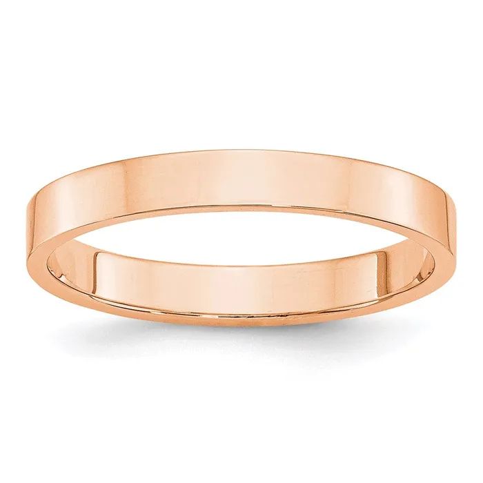 Rings Goldia Solid 18K Yellow Gold Rose Gold 3mm Light Weight Flat MensWomens Wedding Band Ring Size 75 Rings Goldia Solid 18K Yellow Gold Rose Gold 3mm Light Weight Flat MensWomens Wedding Band Ring Size 75