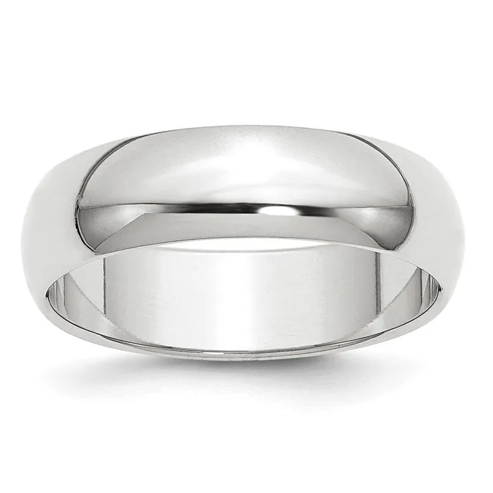 Rings Goldia Solid 18K Yellow Gold White Gold 6mm HalfRound MensWomens Wedding Band Ring Size 45 Rings Goldia Solid 18K Yellow Gold White Gold 6mm HalfRound MensWomens Wedding Band Ring Size 45