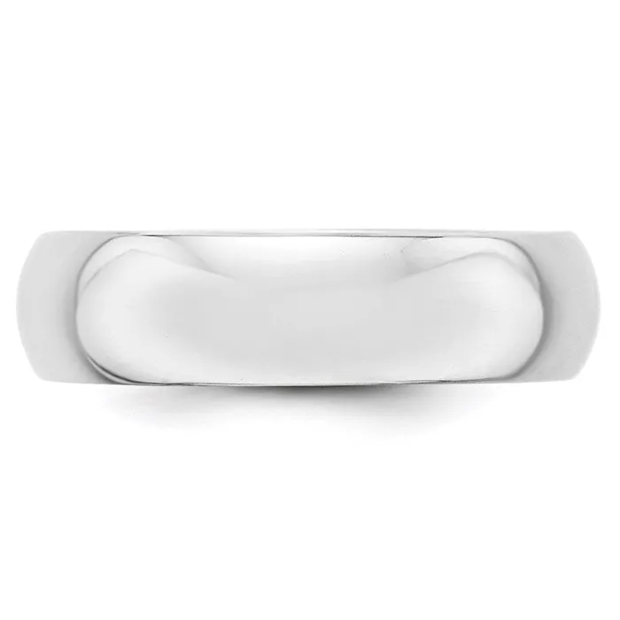 Rings Goldia Solid 18K Yellow Gold White Gold 6mm HalfRound MensWomens Wedding Band Ring Size 45 Rings Goldia Solid 18K Yellow Gold White Gold 6mm HalfRound MensWomens Wedding Band Ring Size 45
