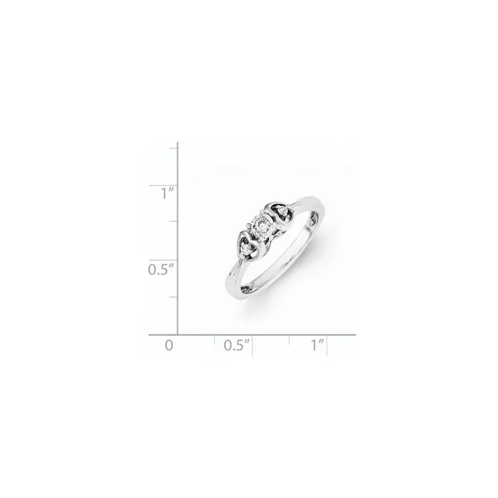 Rings Goldia Sterling Silver Diamond Ring