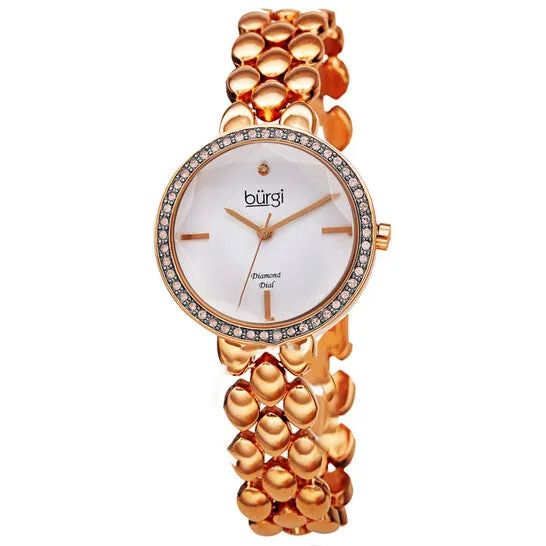 Rings JMS always Original Burgi Quartz Diamond White Dial Rose Goldtone Ladies Watch BUR242RG Rings JMS always Original Burgi Quartz Diamond White Dial Rose Goldtone Ladies Watch BUR242RG