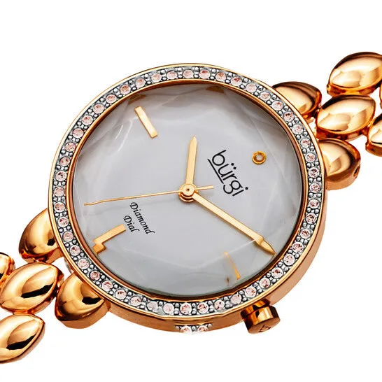 Rings JMS always Original Burgi Quartz Diamond White Dial Rose Goldtone Ladies Watch BUR242RG Rings JMS always Original Burgi Quartz Diamond White Dial Rose Goldtone Ladies Watch BUR242RG