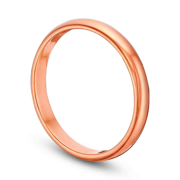 Rings Ladies 20mm Wedding Band in Solid 10K Rose Gold Goldia Rings Ladies 20mm Wedding Band in Solid 10K Rose Gold Goldia