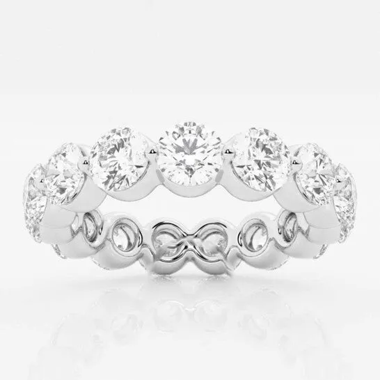 Rings Original Brilliant Diamond Platinum 4 CTTW Floating RoundCut LAB GROWN Diamond Eternity Band G SI JMS always Rings Original Brilliant Diamond Platinum 4 CTTW Floating RoundCut LAB GROWN Diamond Eternity Band G SI JMS always
