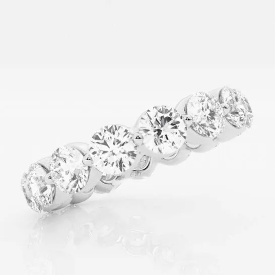 Rings Original Brilliant Diamond Platinum 4 CTTW Floating RoundCut LAB GROWN Diamond Eternity Band G SI JMS always Rings Original Brilliant Diamond Platinum 4 CTTW Floating RoundCut LAB GROWN Diamond Eternity Band G SI JMS always