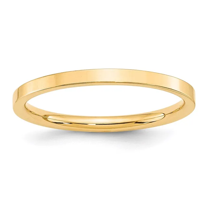 Rings Solid 10K Yellow Gold 2mm Standard Flat Comfort Fit MensWomens Wedding Band Ring Size 6 Goldia Rings Solid 10K Yellow Gold 2mm Standard Flat Comfort Fit MensWomens Wedding Band Ring Size 6 Goldia
