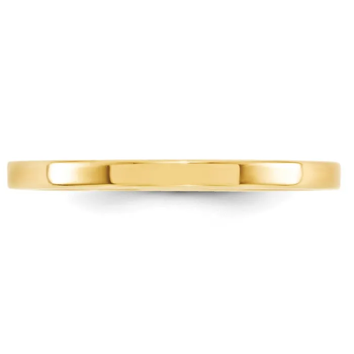 Rings Solid 10K Yellow Gold 2mm Standard Flat Comfort Fit MensWomens Wedding Band Ring Size 6 Goldia Rings Solid 10K Yellow Gold 2mm Standard Flat Comfort Fit MensWomens Wedding Band Ring Size 6 Goldia
