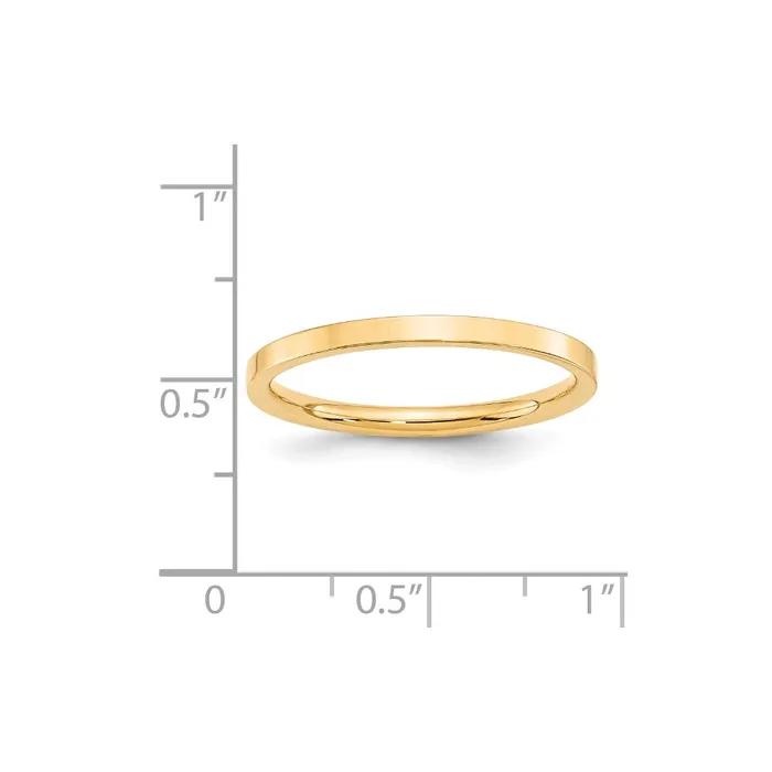 Rings Solid 10K Yellow Gold 2mm Standard Flat Comfort Fit MensWomens Wedding Band Ring Size 6 Goldia Rings Solid 10K Yellow Gold 2mm Standard Flat Comfort Fit MensWomens Wedding Band Ring Size 6 Goldia