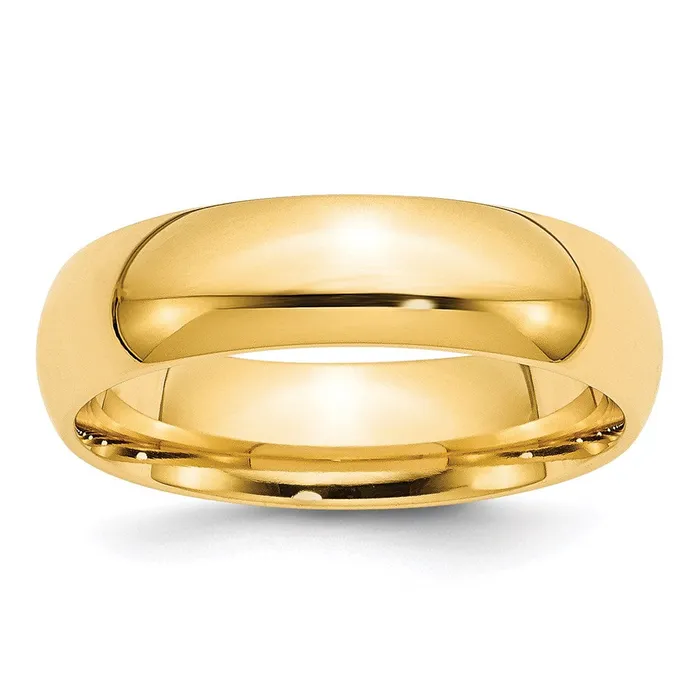 Rings Solid 10K Yellow Gold 6mm Standard Comfort Fit MensWomens Wedding Band Ring Size 13 Goldia Rings Solid 10K Yellow Gold 6mm Standard Comfort Fit MensWomens Wedding Band Ring Size 13 Goldia