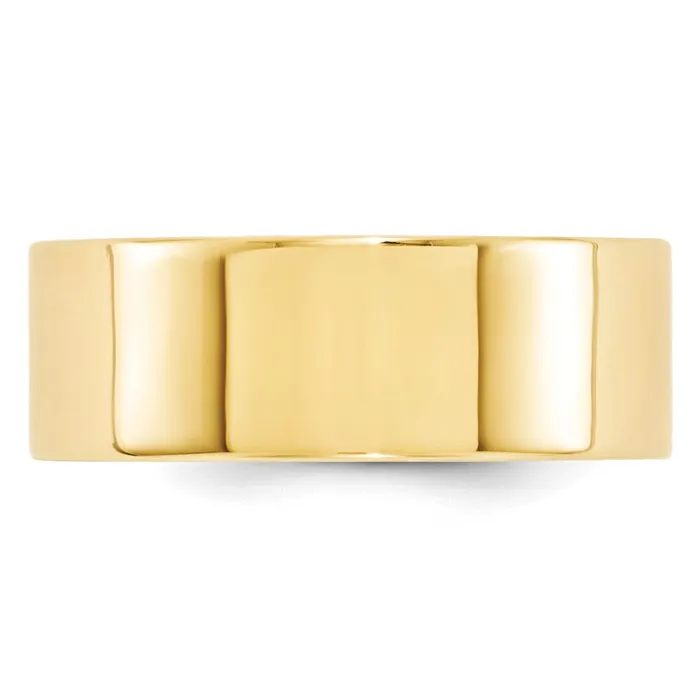 Rings Solid 10K Yellow Gold 8mm Standard Flat Comfort Fit MensWomens Wedding Band Ring Size 55 Goldia Rings Solid 10K Yellow Gold 8mm Standard Flat Comfort Fit MensWomens Wedding Band Ring Size 55 Goldia